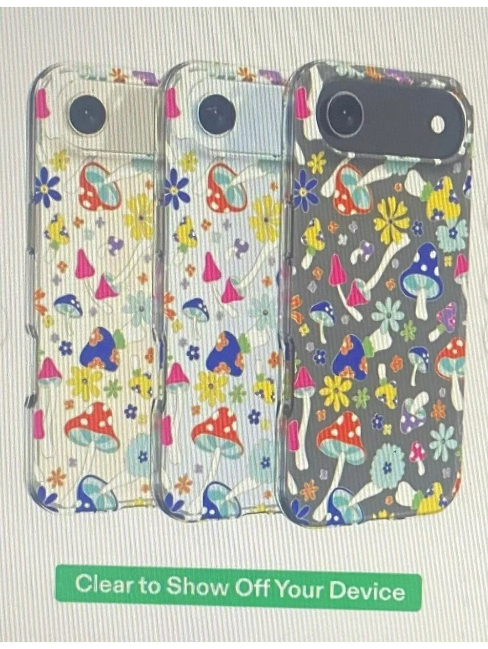 Onn Case for iPhone Air 2025 Multicolor Mushroom